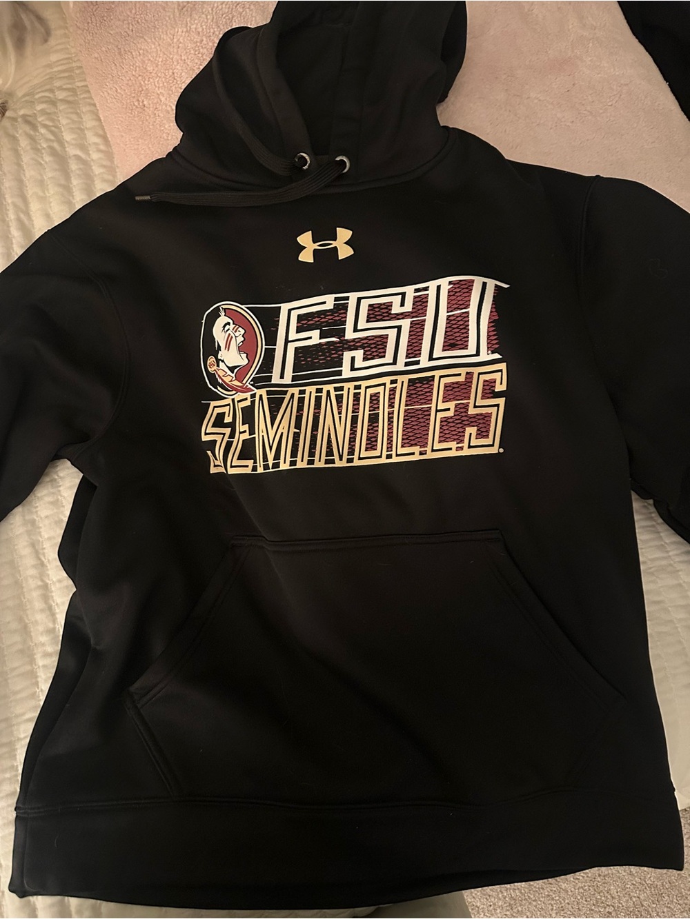 Under Armour Black FSU Seminoles Hooded Sweatshirt